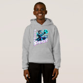 Chat de Samouraï Vaporwave pour les Joueurs d'Anim (Devant entier)