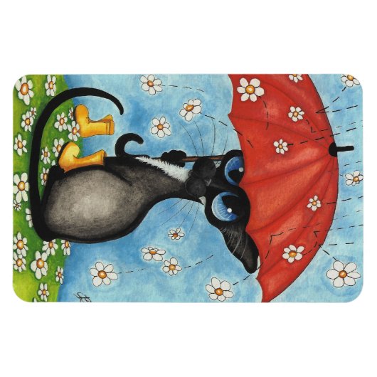 Chat de Siamese par BiHrLe Magnet (Horizontal)