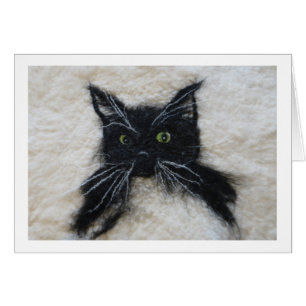 Chat de smoking de Felted