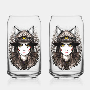 Chat de sorcière Halloween Déplaisant Portrait mig