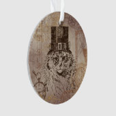 Chat de Steampunk Kitty dans le casquette (devant)