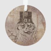 Chat de Steampunk Kitty dans le casquette (dos)