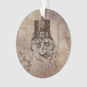 Chat de Steampunk Kitty dans le casquette (devant)
