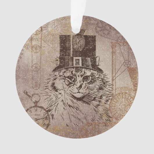 Chat de Steampunk Kitty dans le casquette (devant)