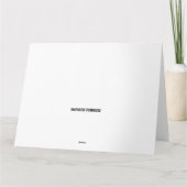 CHAT DE TIGRE BLANC PAN, GÂTEAU, GRANDE CARTE D'AN (Dos)