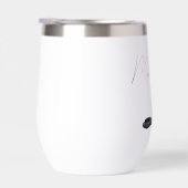 Chat de veau noir et blanc (Droite)