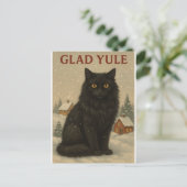 chat de Yule carte de Yule (Debout devant)