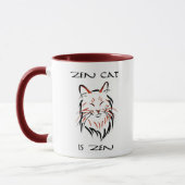Chat de zen - tasse (Gauche)