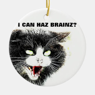 Chat de zombi je peux ornement de Haz Brainz