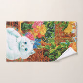 Chat des amateurs de fleurs, Louis Wain (Serviette à main)