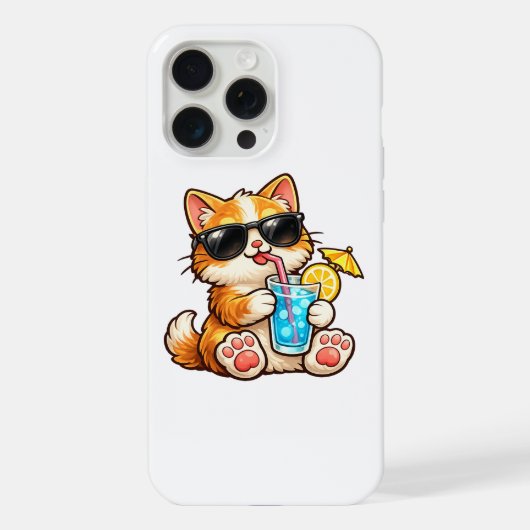 Chat d'été cool (Verso)