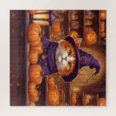chat d'Halloween #10 puzzle (Horizontal)