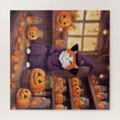chat d'Halloween #2 puzzle (Horizontal)