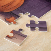 chat d'Halloween #5 puzzle (Côté)