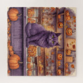chat d'Halloween #5 puzzle (Horizontal)