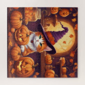 chat d'Halloween #7 puzzle (Horizontal)
