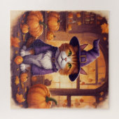 chat d'Halloween #8 puzzle (Horizontal)