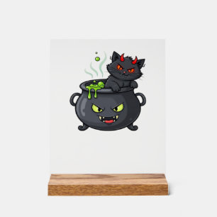 Chat d'Halloween Félin Inspiré Épouvantable et Él