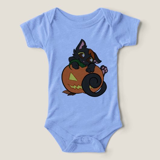 chat d'Halloween mignon (Design Recto)