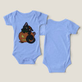 chat d'Halloween mignon (Design Recto & Verso)