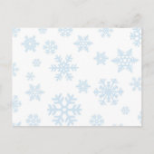 Chat d'hiver - Vous êtes invité ! Carte postale (Dos)