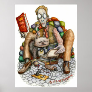 Chat d'ordinateur - affiche