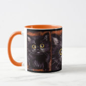 Chat Dracula Scaredy Chat Mug (Gauche)