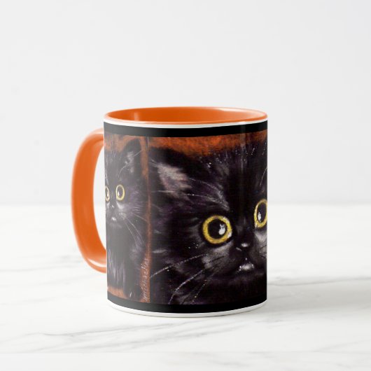 Chat Dracula Scaredy Chat Mug (Devant gauche)