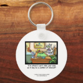 Chat Drôle & Avocat Porte-Clés Drôle (Recto)