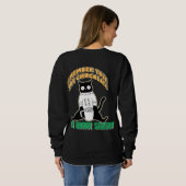 Chat Drôle En Sweatshirt (Dos entier)