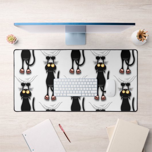 Chat drôle Personnage Grattant Tissu (Bureau 1)