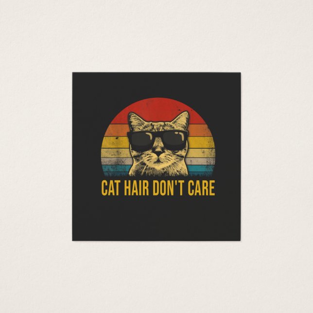 Chat Drôle Poil De Chat N'a Pas D'importance Pour  (Devant)