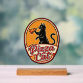 Chat drôle rétro Pizza vintage création pour amate (Neutre)