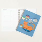 Chat écrivain procrastinateur (Devant avec enveloppe)