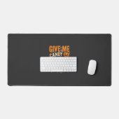 Chat effrayant Halloween donne moi des bonbons (Clavier et souris)