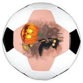 Chat effrayé par Citrouille Fun Halloween caractèr (Tourné)