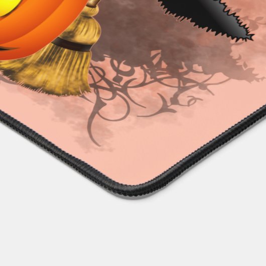 Chat effrayé par Citrouille Fun Halloween caractèr (Coin)