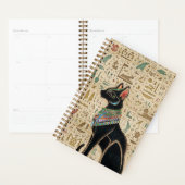 Chat égyptien - Bastet sur le papyrus (Devant avec enveloppe)