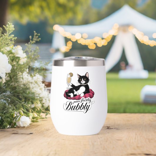 Chat élégant avec Cocktail 75 Français - Classy & (Mariage (pivoté))
