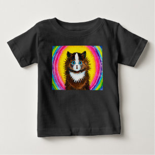 Chat en arc-en-ciel, T-shirt Louis Wain Baby