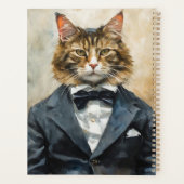 Chat en costume (Dos)