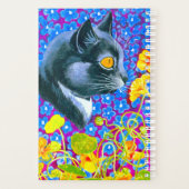 Chat en fleurs (Dos)