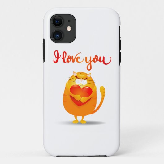 Chat en Love iPhone / coque ipad (Dos)