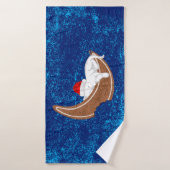 Chat en pain d'épices (Serviette de bain)