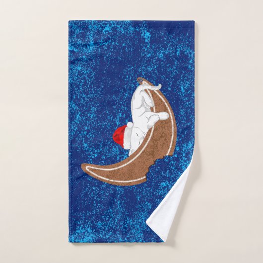 Chat en pain d'épices (Serviette à main)