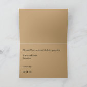 Chat en sac Surprise Anniversaire Invitation (Intérieur)