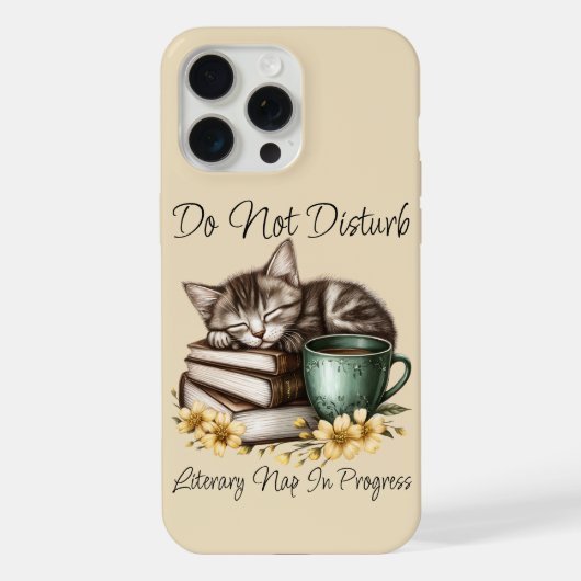 Chat endormi Précieux Chat (Verso)