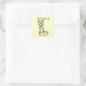 Chat enfants papeterie autocollant (Sac)