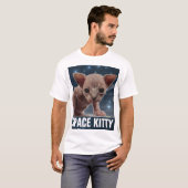 CHAT ESPACE, T-shirts amusants (Devant entier)