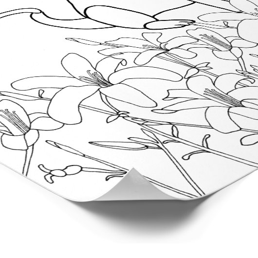 Chat et chien par Lily Fleurs, plan, Posters (Coin)